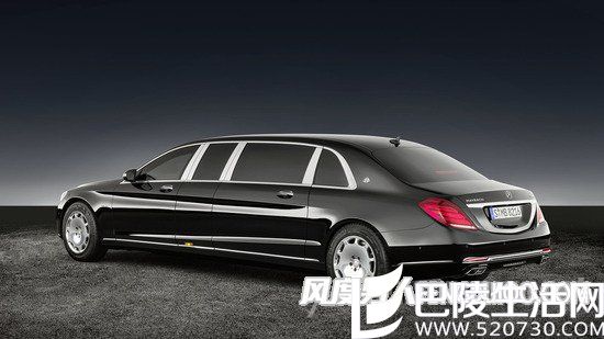 迈巴赫豪华加长防弹车外观