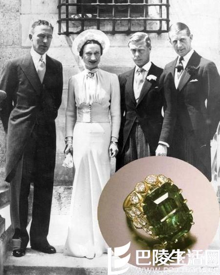 辛普森夫人祖母绿戒指隐藏的唯美爱情故事 辛普森夫人祖母绿戒指隐藏的唯美爱情故事