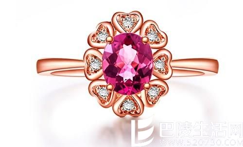 2015最新红碧玺戒指款式图片欣赏 2015最新红碧玺戒指款式图片欣赏