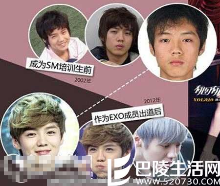 鹿晗亮相杂志封面 鹿晗整容前照片 鹿晗亮相杂志封面 鹿晗整容前照片