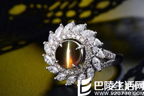 最新金绿猫眼石戒指款式图片欣赏