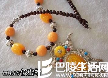 鉴别老蜜蜡手链真假图片分析（独家）