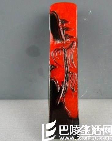 图解寿山石乌鸦皮印章与蛤蟆皮印章的区别