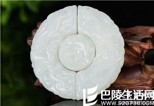 和田白玉龙凤牌图片鉴赏 和田白玉龙凤牌图片鉴赏