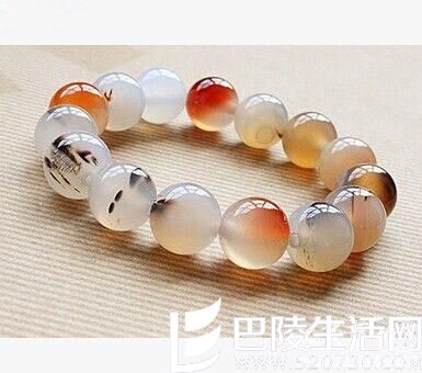 精美的天然水草玛瑙手链图片鉴赏