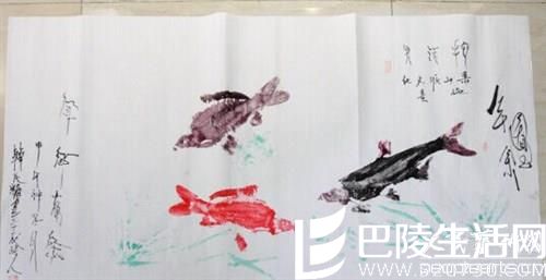 杭州舌画艺术家：活鱼作画惊呆众人