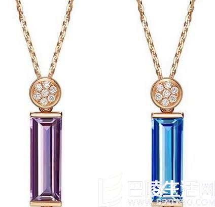 COLORBAY格莱贝“一见钟情”系列宝石吊坠
