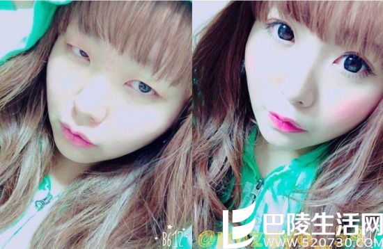 妹子化妆变女神 网友质疑是两个人 妹子化妆变女神 网友质疑是两个人