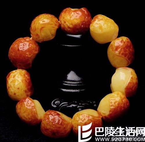 鉴别老蜜蜡手链真假图片分析（独家）