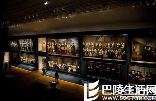 荷兰展出黄金时代的群像油画