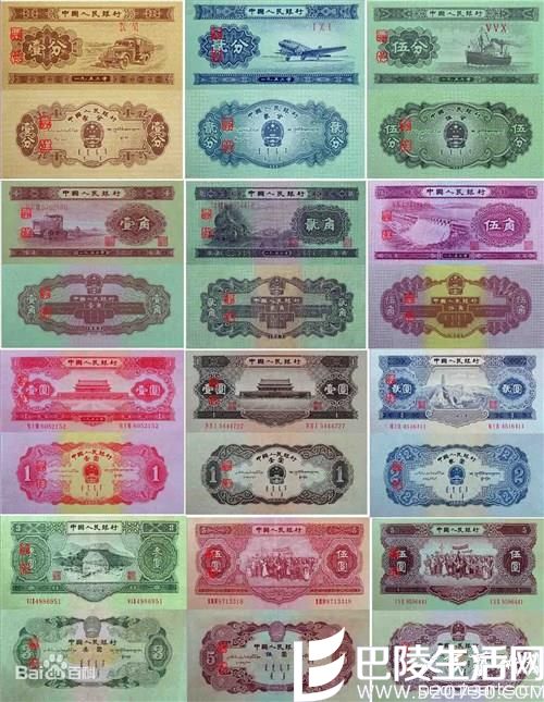 第二套人民币简介与图片集欣赏