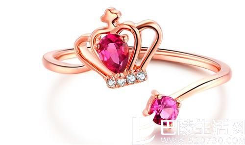 2015最新红碧玺戒指款式图片欣赏 2015最新红碧玺戒指款式图片欣赏