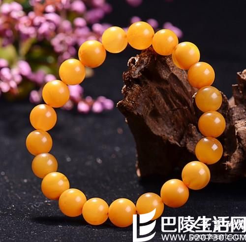 鉴别老蜜蜡手链真假图片分析（独家）