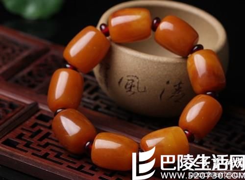 鉴别老蜜蜡手链真假图片分析（独家）