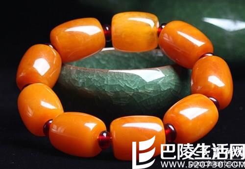 鉴别老蜜蜡手链真假图片分析（独家）