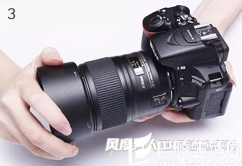 遮光罩保护镜头步骤三