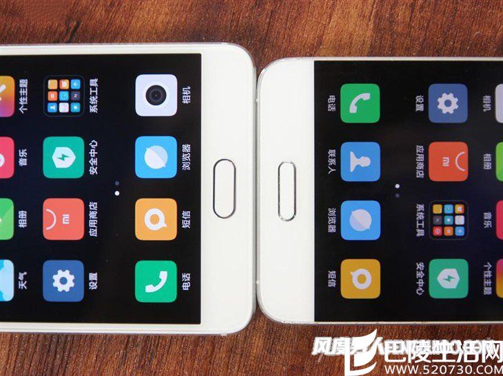 红米Pro与小米5指纹键对比,左为红米Pro,右为小米5 红米Pro与小米5指纹键对比,左为红米Pro,右为小米5