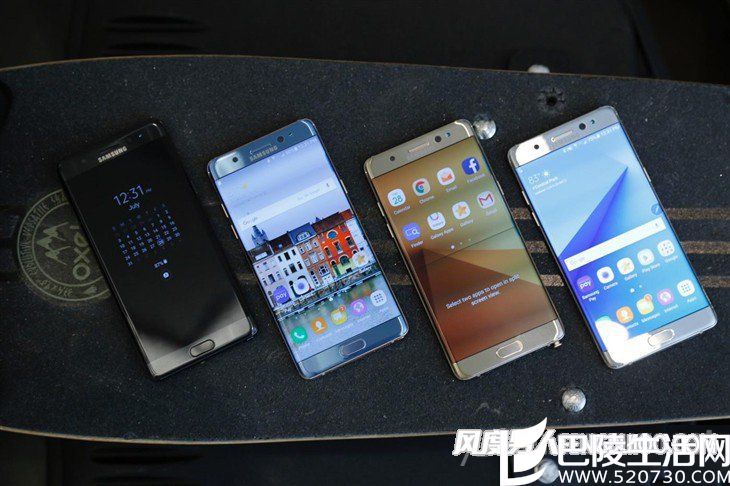 多色三星note7 正面