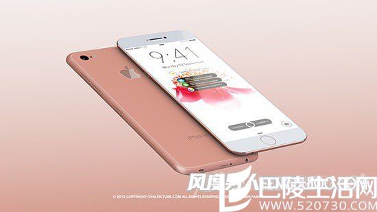 苹果7概念机酒红色 苹果7概念机酒红色