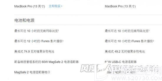 左：2015款MBP 右：2016款MBP(带Multi-Touch Bar和Touch ID)