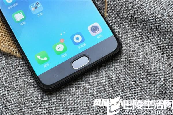 OPPO R9s哑光黑版按键