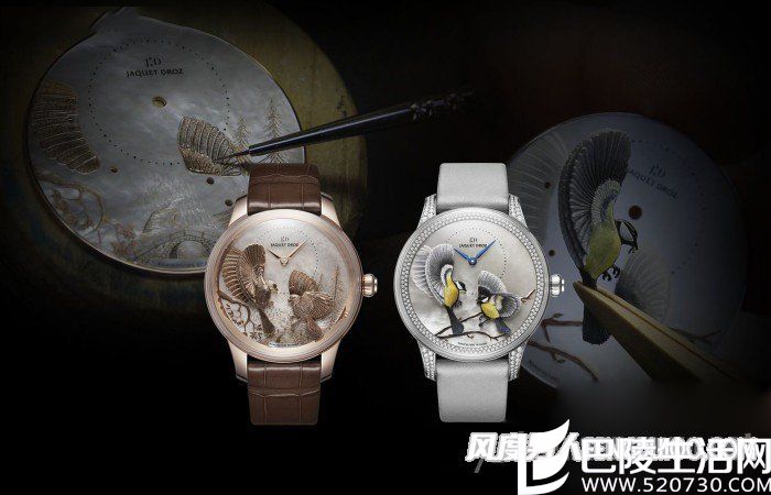 雅克德罗金雕雀鸟时分小针盘 &ndash; 四季系列腕表