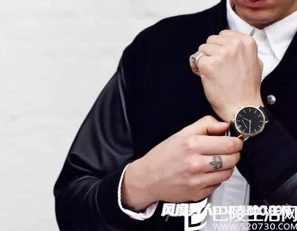 男人戴表