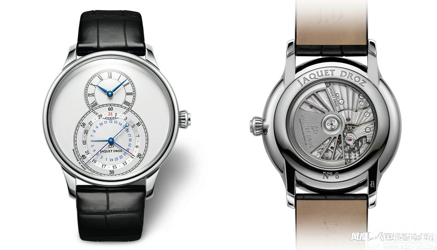 雅克德罗两地时大秒针