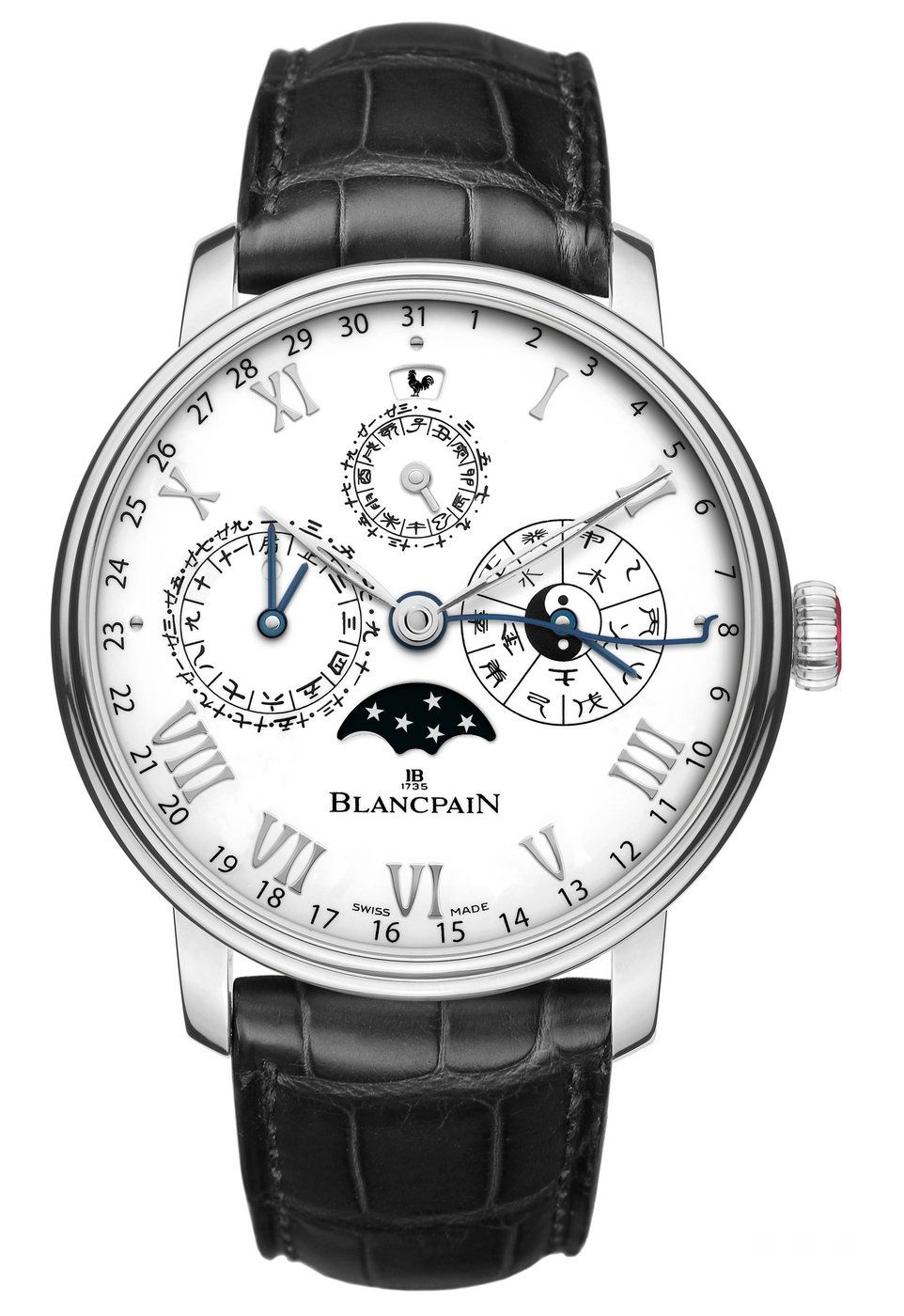从容迎接人生每一次转机 宝珀Blancpain中华年历表鸡年限量款