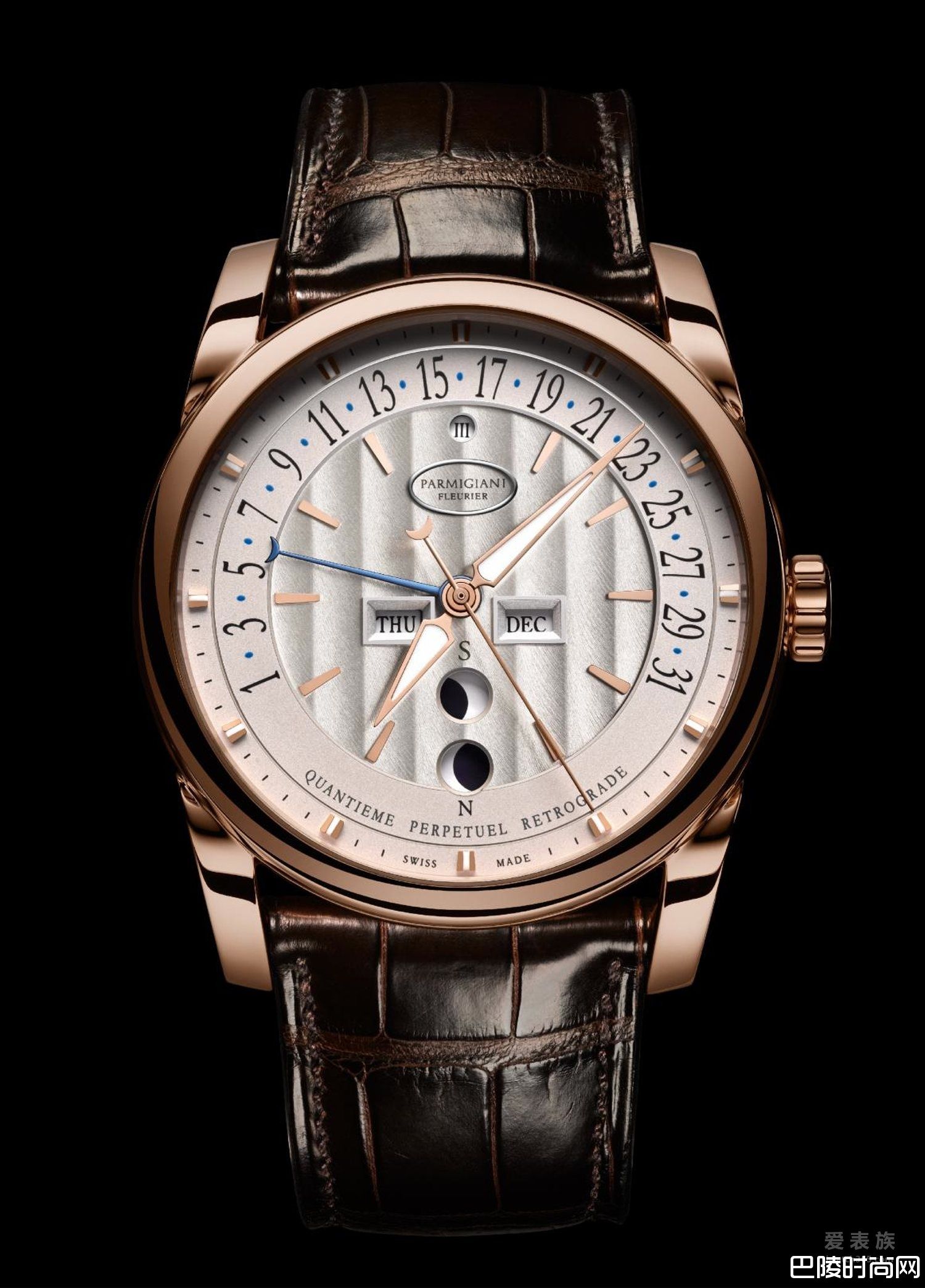 帕玛强尼CENTUM万年历镂空表
