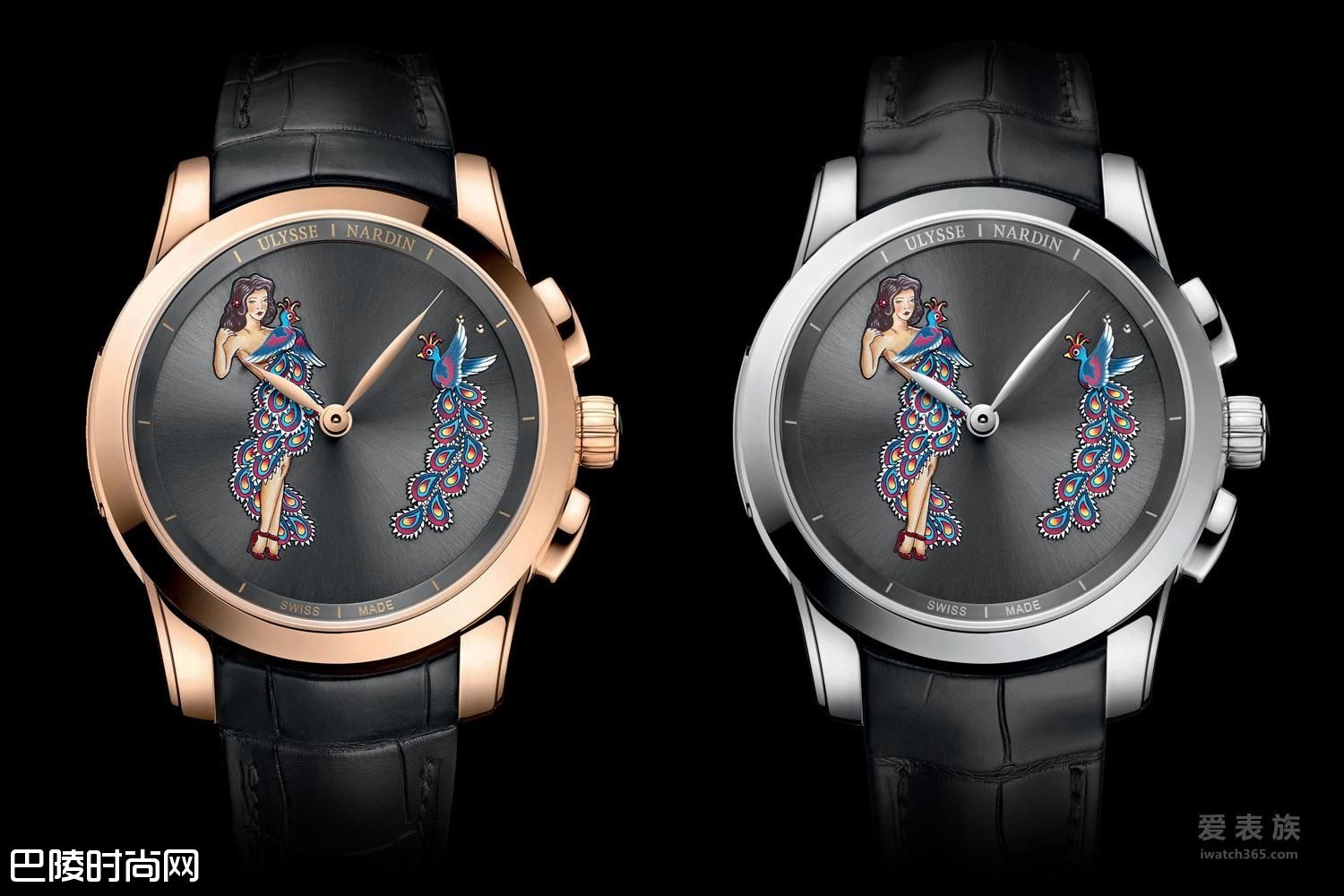 迷人舞娘——全新雅典大明火小秒针腕表&Hourstriker Pin-up舞娘单问报时腕表