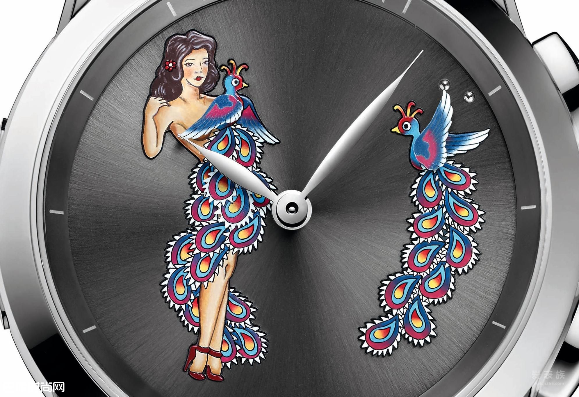 迷人舞娘——全新雅典大明火小秒针腕表&Hourstriker Pin-up舞娘单问报时腕表