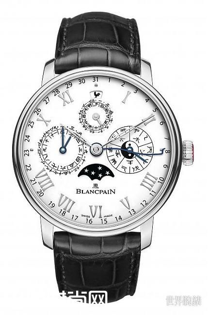 宝铂独创Villeret中华年历表，鸡年限量版登场;中华年历；月相；Villeret；BLANCPAIN；宝铂