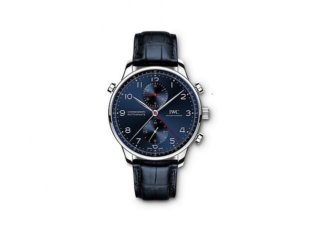 IWC万国表推出葡萄牙系列双追针计时码表;IWC；万国表