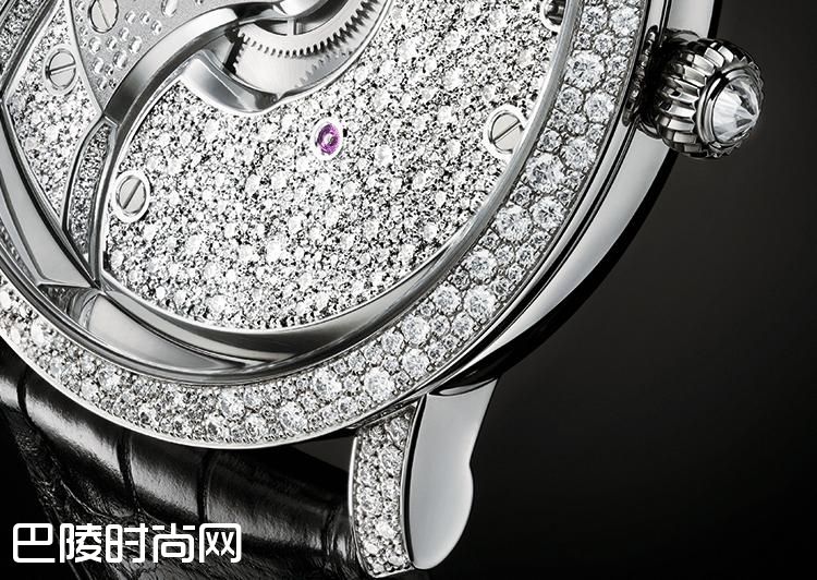 宝珀(Blancpain) Villeret经典系列反转机芯雪花镶钻腕表