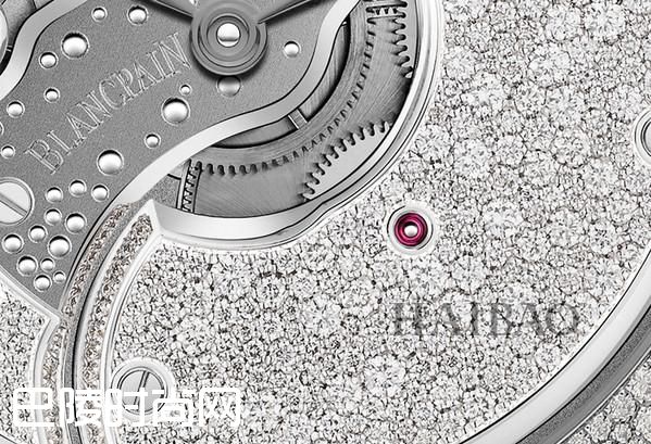 宝珀(Blancpain) Villeret经典系列反转机芯雪花镶钻腕表