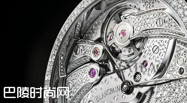 宝珀(Blancpain) Villeret经典系列反转机芯雪花镶钻腕表