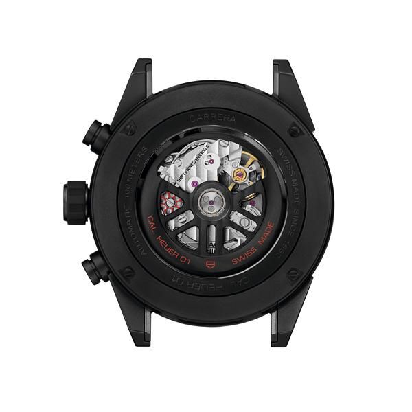 泰格豪雅卡莱拉系列HEUER-01全黑亚光陶瓷款