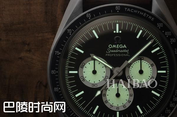 欧米茄(Omega) 超霸系列“Speedy Tuesday”限量版腕表夜光显示“反转熊猫”表盘