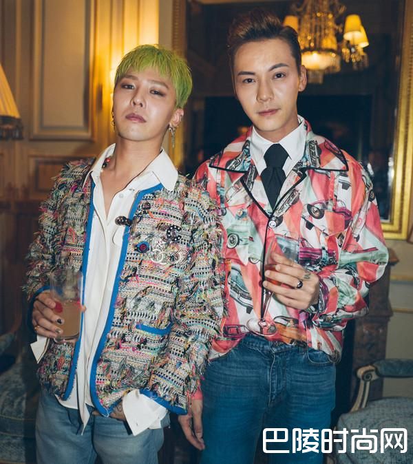 Big Bang组合成员权志龙、陈伟霆