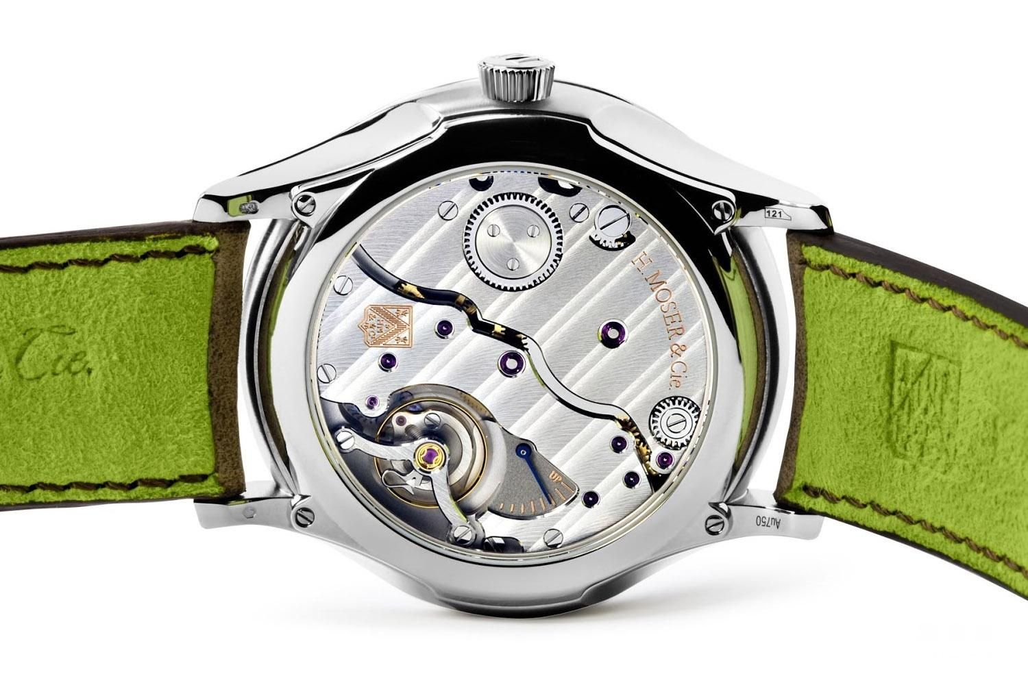 绿的纯粹——全新亨利慕时冒险者系列小秒针XL Purity宇宙绿腕表