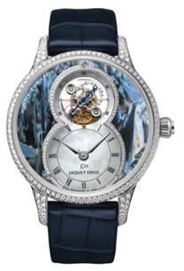 当Jaquet Dorz雅克德罗陀飞轮邂逅美石表盘,迸发惊艳光芒;Jaquet Dorz;雅克德罗;手表;腕表