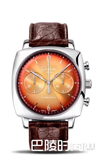 【Pre Basel 2017】格拉苏蒂原创Sixties Iconic鎏金计时码表;计时码表；鎏金；Sixties Iconic；GLASHÜTTE ORIGINAL；格拉苏蒂