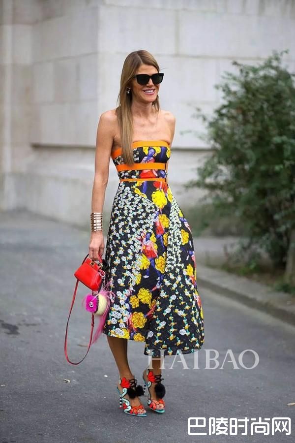 安娜·戴洛·罗素(Anna Dello Russo) 街拍演绎高跟鞋Look