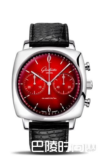 【Pre Basel 2017】格拉苏蒂原创Sixties Iconic鎏金计时码表;计时码表；鎏金；Sixties Iconic；GLASHÜTTE ORIGINAL；格拉苏蒂