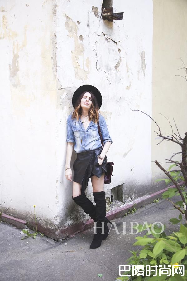 俄罗斯时尚博主Manona Che街拍