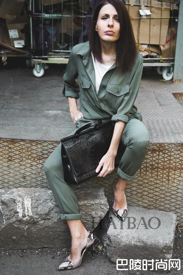 俄罗斯时尚博主Manona Che街拍