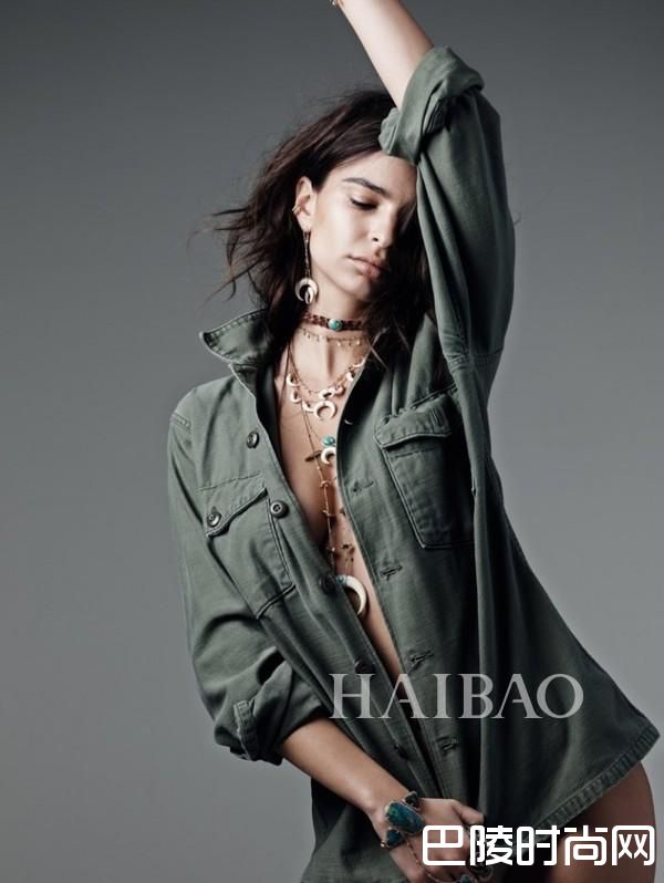 艾米丽·拉塔科夫斯基(Emily Ratajkowski) 演绎Jacquie Aiche 2016最新珠宝广告大片