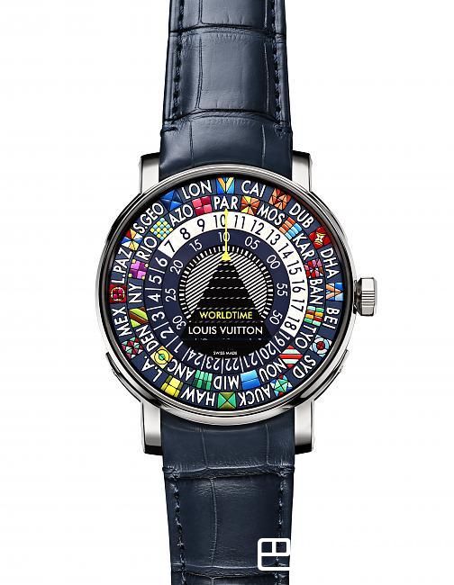 路易威登 ESCALE WORLDTIME BLUE蓝色世界时腕表;LOUIS VUITTON;路易威登
