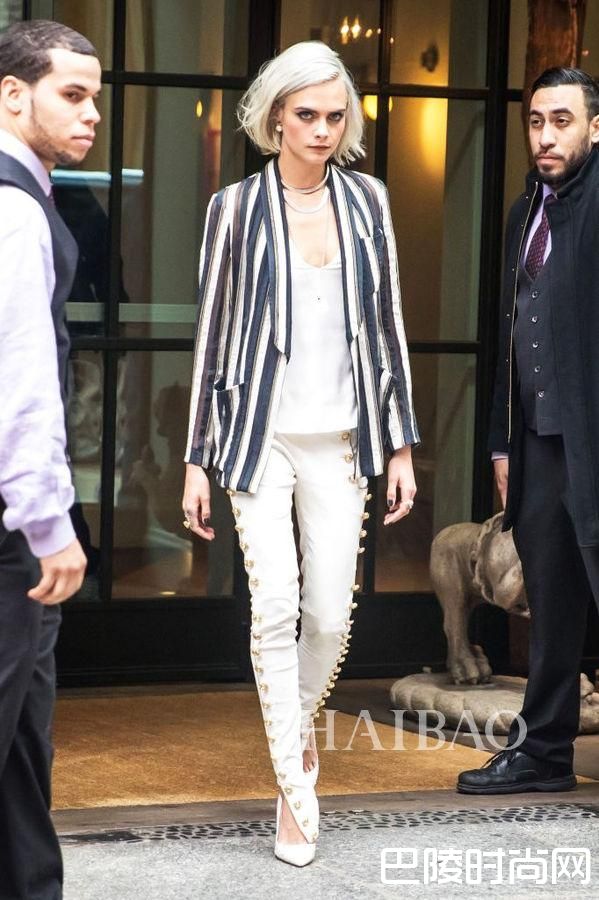 卡拉·迪瓦伊(Cara Delevingne) 街拍